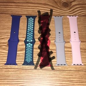 NEW 38/40mm M/Lg Apple Watch Bands Bundle of 4